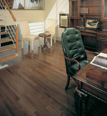 Birch Mirage Classic 3/4" Solid Wood Floor: Idaho Stain Lacasse Fine Wood Products Sudbury Ontario